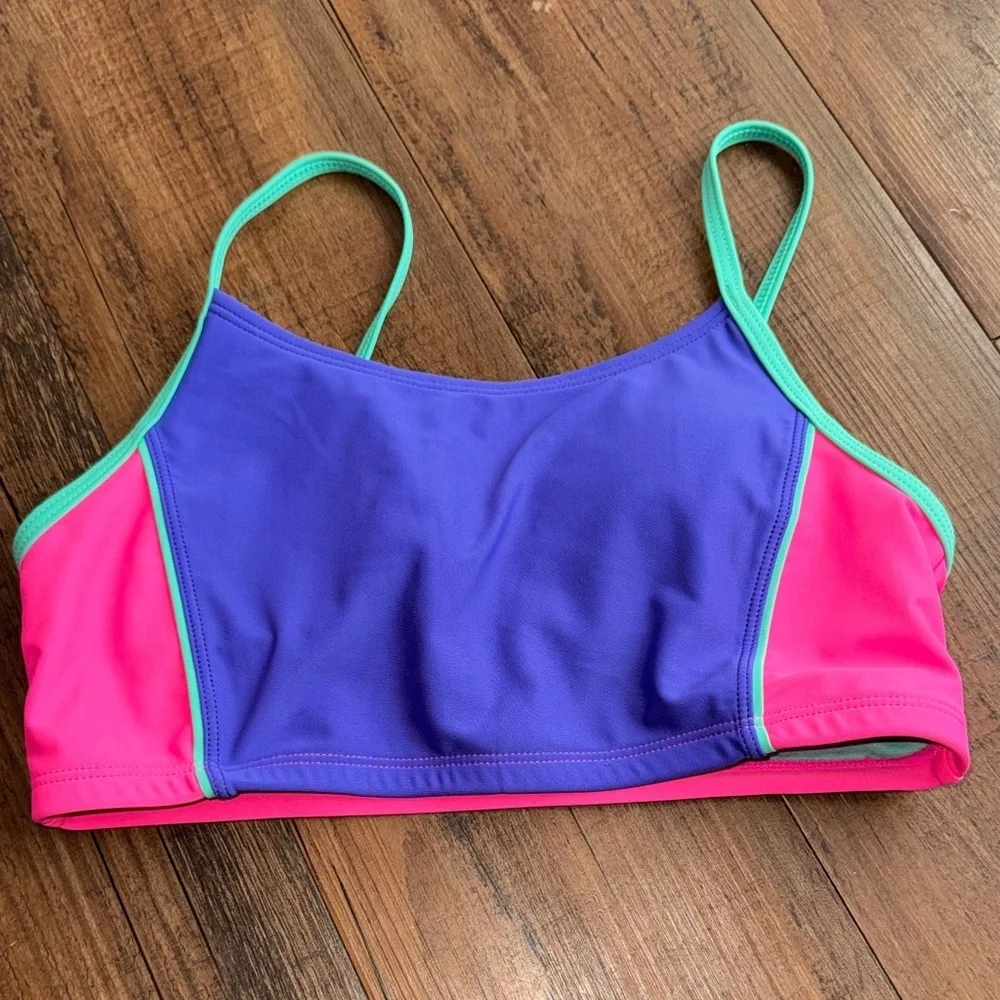 ❤️Under Armour Kids Bikini Top in Purple and Pink